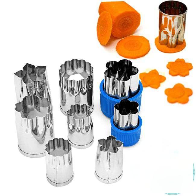 Bộ khuôn tỉa củ qủa 8 món