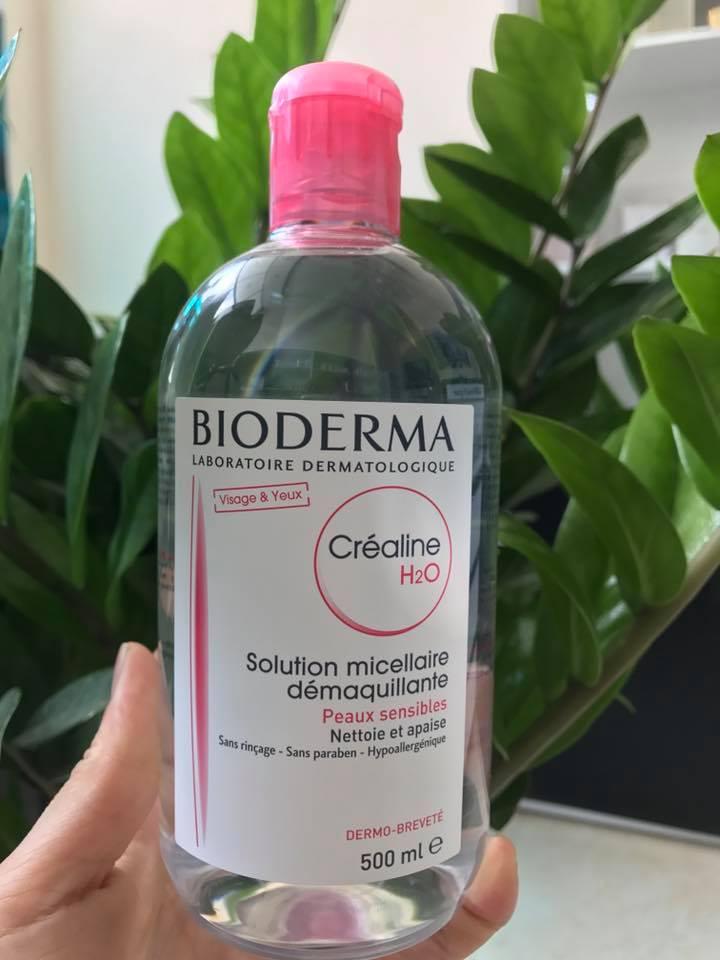 Tẩy trang Bioderma hồng 500ml