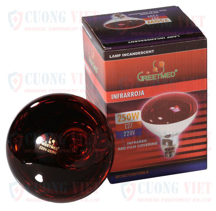 Bóng đèn hồng ngoại Greetmed 250W chất lượng và độ bên cao - Ánh sáng mạnh