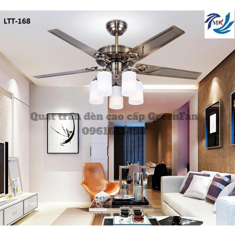 TUẦN GIẢM GIÁ. Quạt đèn chùm LTT-168 5 cánh 132cm điều khiển