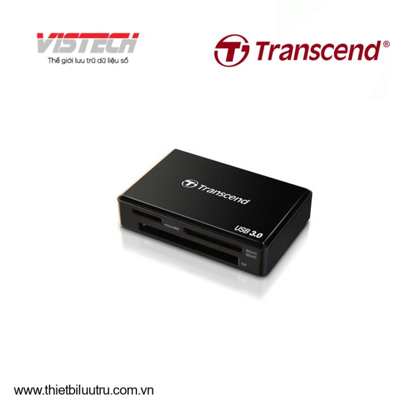 Đầu đọc thẻ nhớ Transcend RDF8K USB3.0 (Đen)
