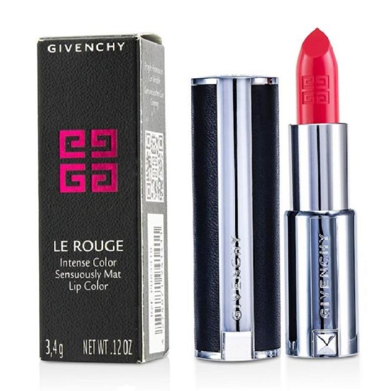 Son Givenchy 301 Magnolia Organza màu đỏ hồng nhẹ nhàng