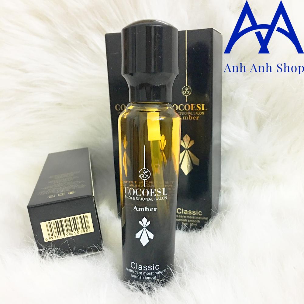 Tinh dầu bóng tóc cocoesl amber classic 60ml