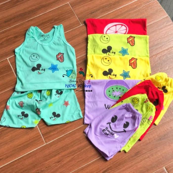 Combo 5 bộ ba lỗ cho bé 6-16kg | set 5 bộ ba lỗ cho bé