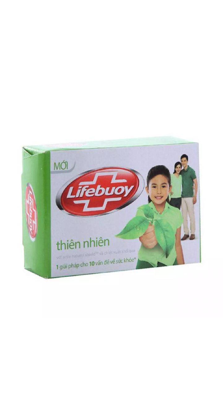 Combo 10 cục Xà bông cục Lifebuoy Chiết xuất khổ qua hộp 90g Xanh lá
