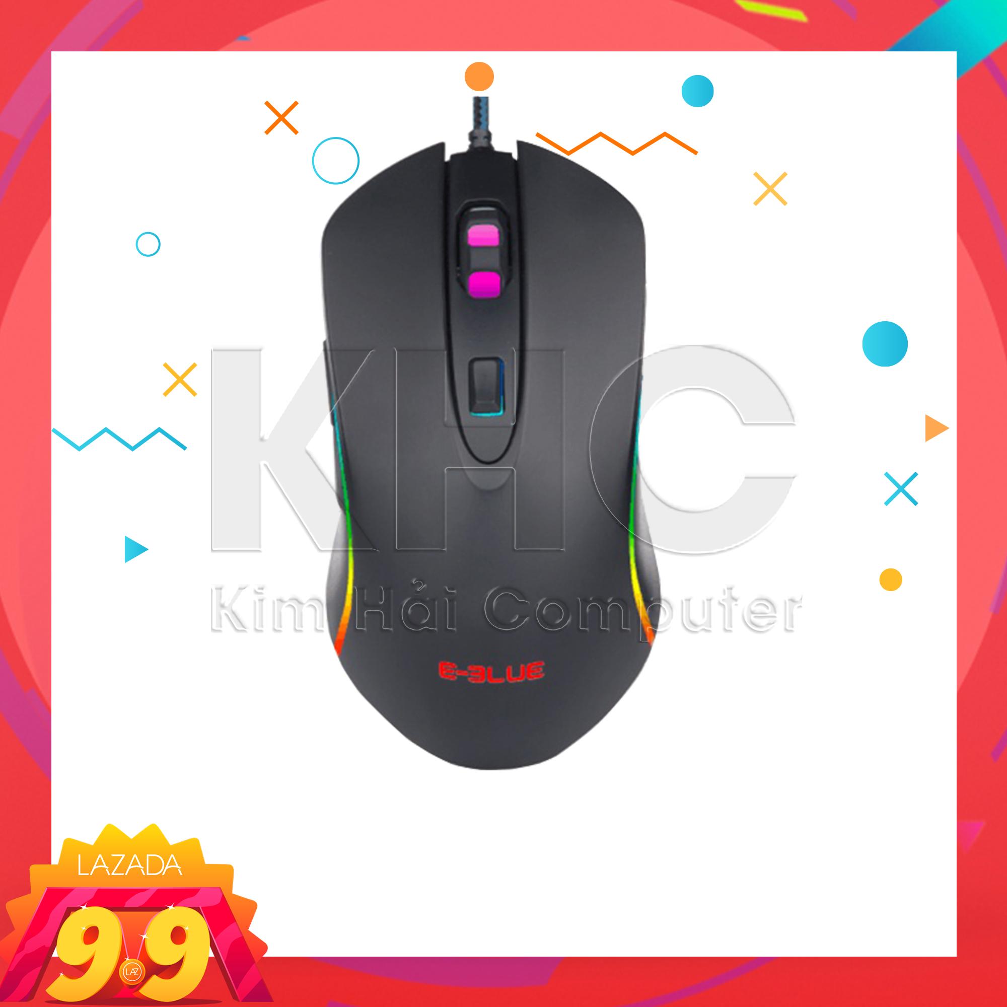 Chuột e-blue ems 667 led rgb gaming mouse - hãng phân phối chính thức - kim hải computer