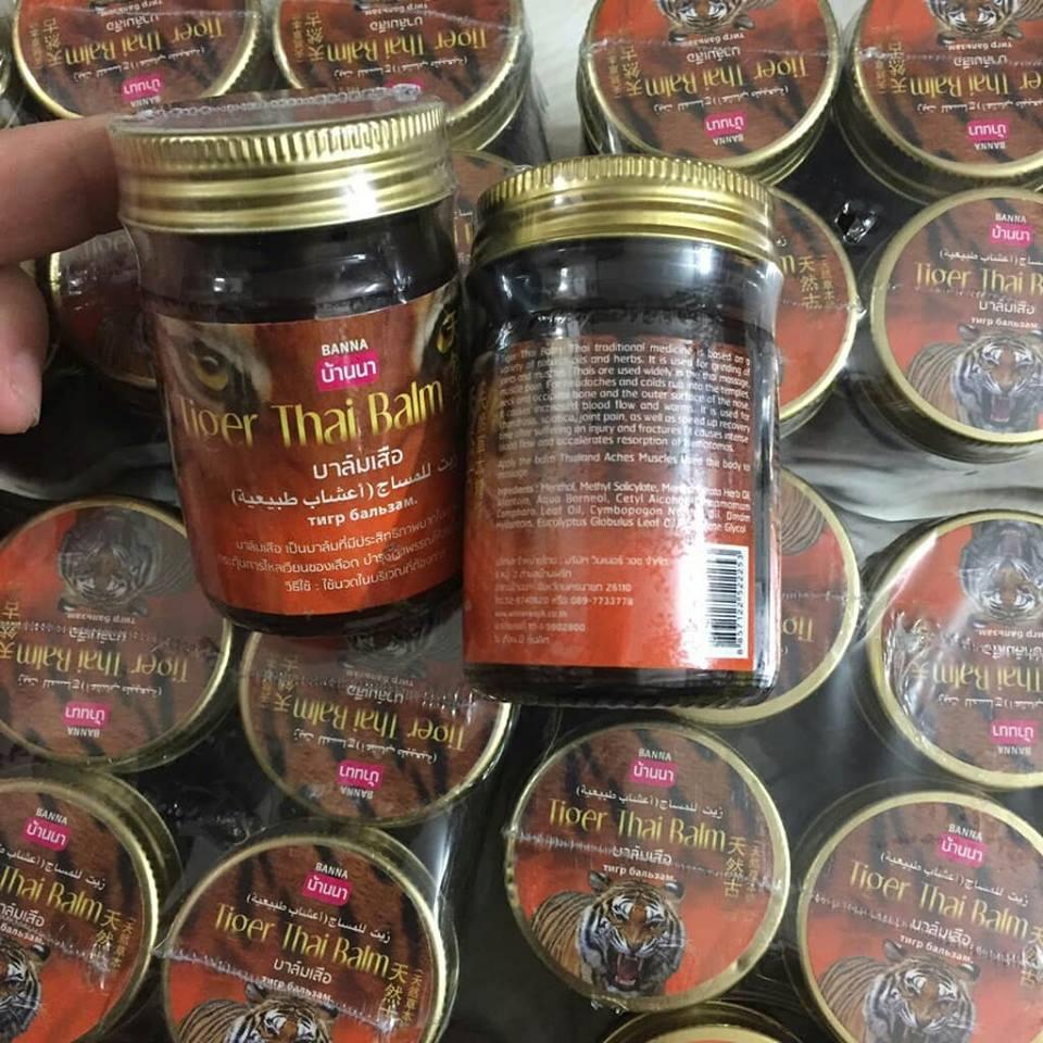 2 Dầu nóng cao xoa bóp hổ thái lan hiệu tiger balm 50gr x2