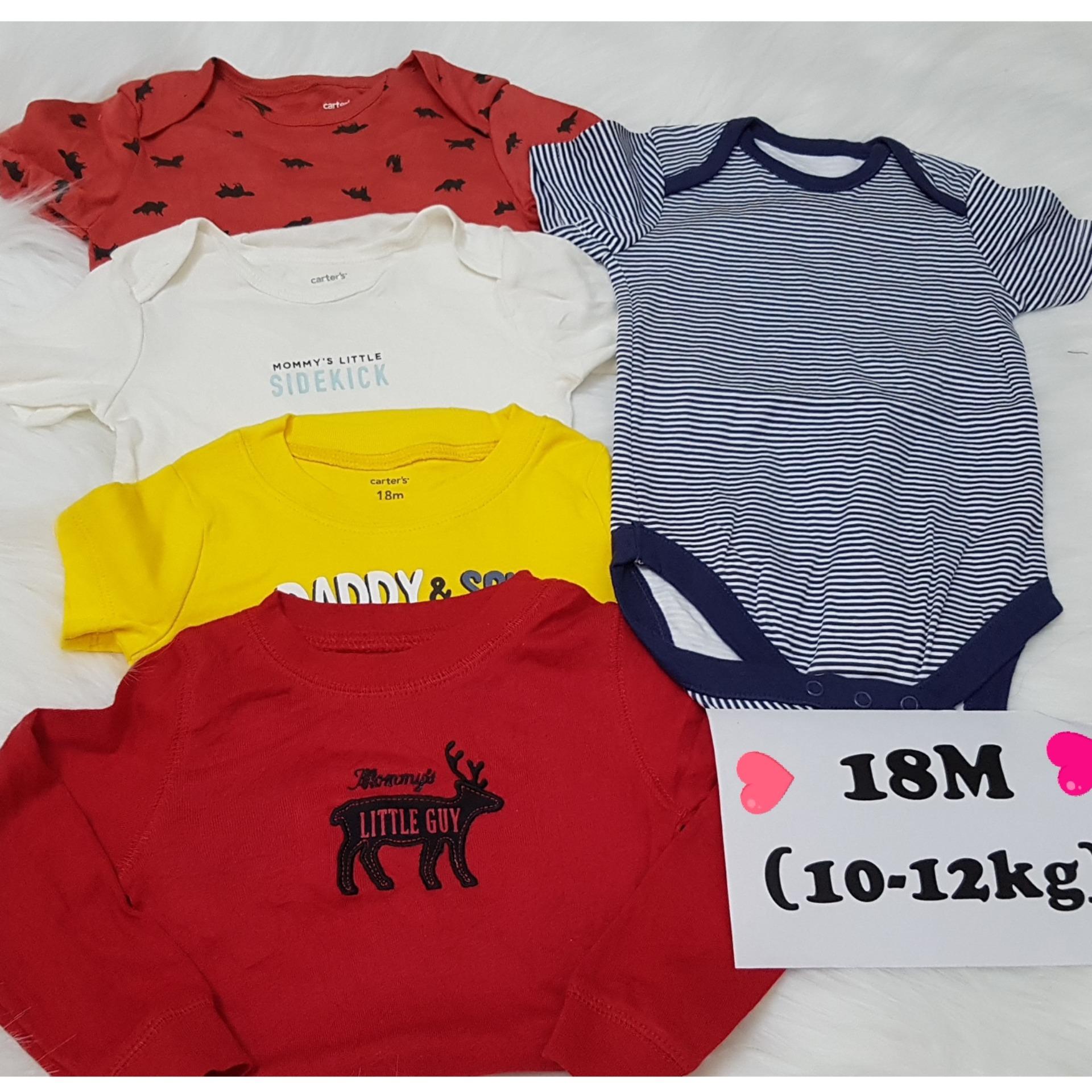 Set 5 áo liền quần bé trai