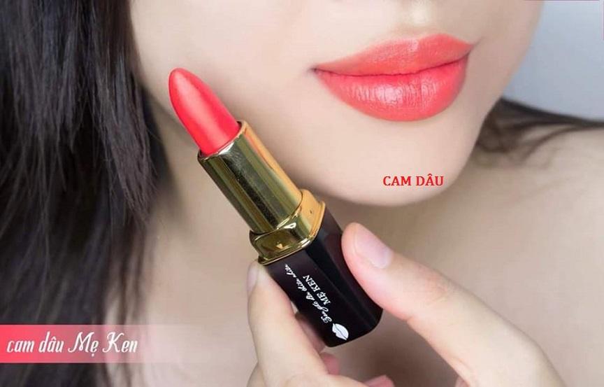 [HCM]SON GẤC DỀN SIÊU DƯỠNG HỒNG MÔI MẸ KEN- MÀU CAM DÂU