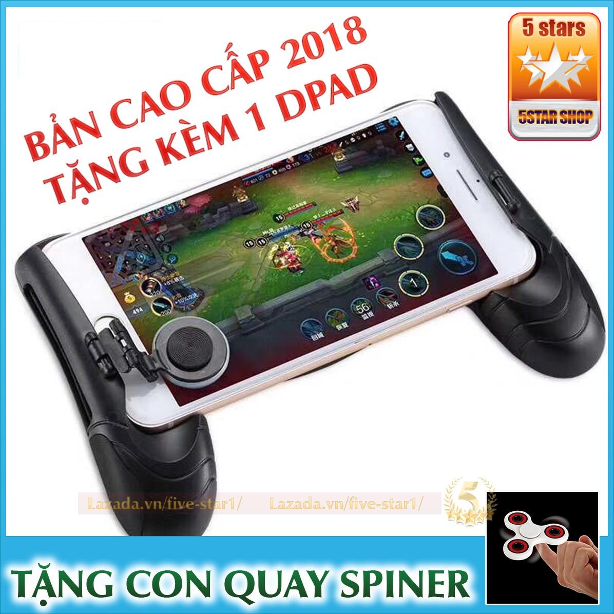 GamePad Tay cầm chơi game Liên quân cực chất + Tặng con quay Spiner