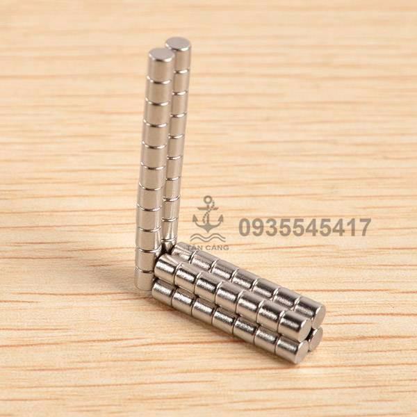 Combo 10 nam châm tròn 6x5 mm