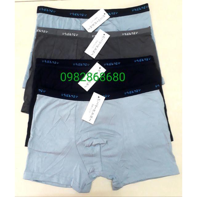 Combo 5 quần sịp đùi nam xuất Nhật hàng đẹp mềm mịn co giãn tốt