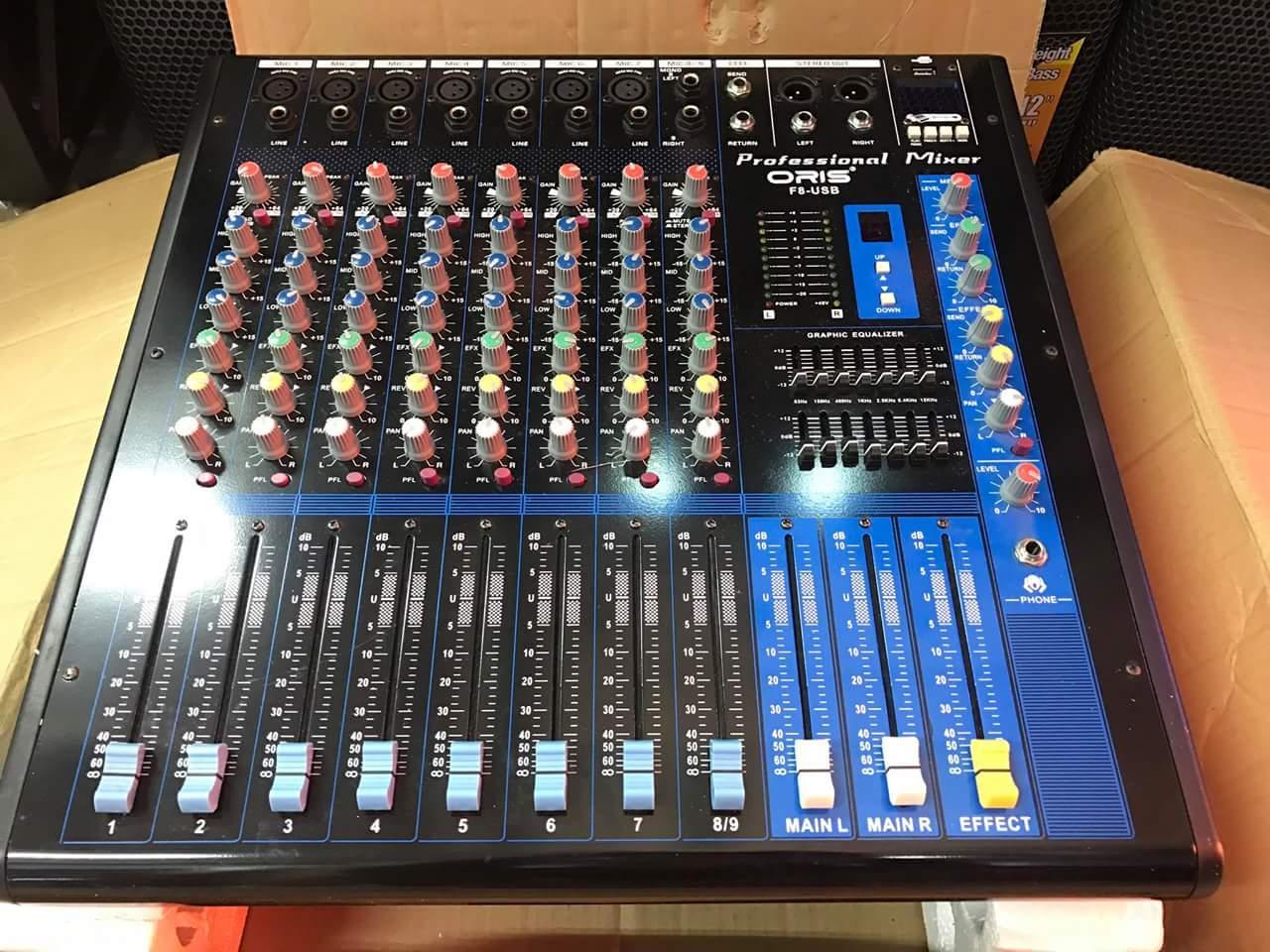 Mixer karaoke oris f8 usb pro