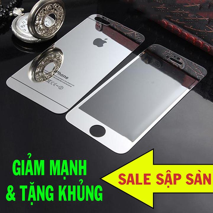 Kính cường lực tráng gương iphone