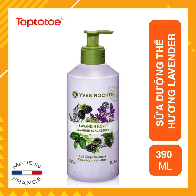 Sữa Dưỡng Thể Yves Rocher Lavandin Blackberry Relaxing Body Lotion 390ml