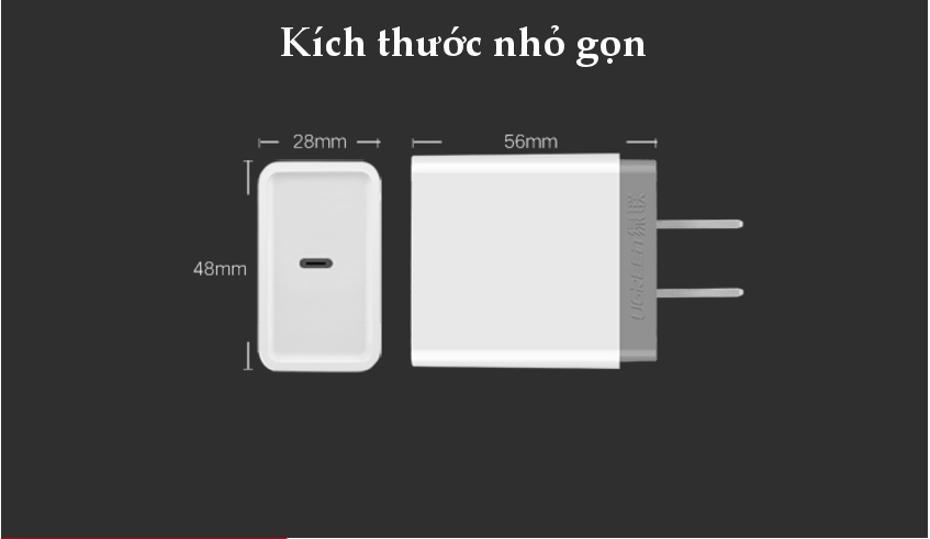 Cốc sạc nhanh cổng USB type C chân cắm kiểu USA UGREEN CD127 Cốc sạc nhanh cổng USB type C chân cắm kiểu USA UGREEN CD127