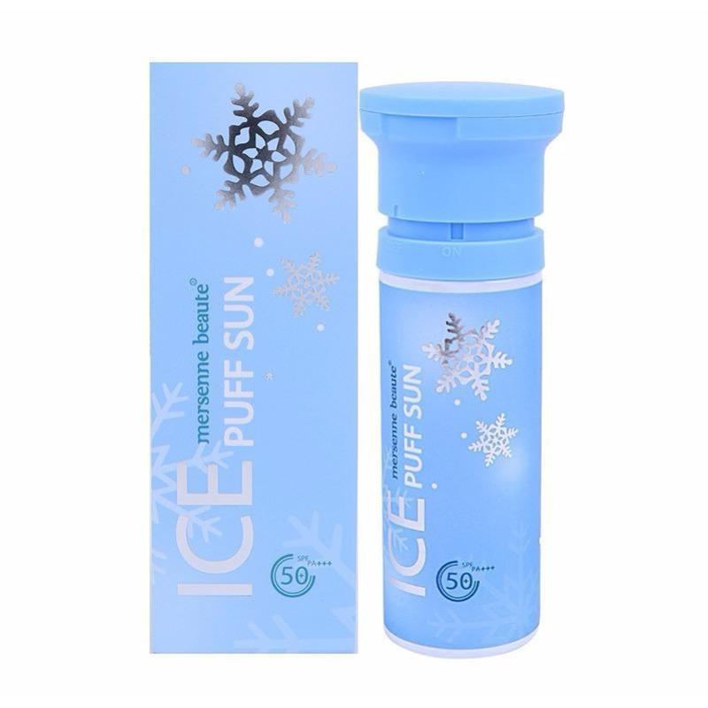 Kem Chống Nắng Make-up Mát Lạnh Mersenne Beaute Ice Puff Sun SPF50+PA+++ 100ml giá rẻ
