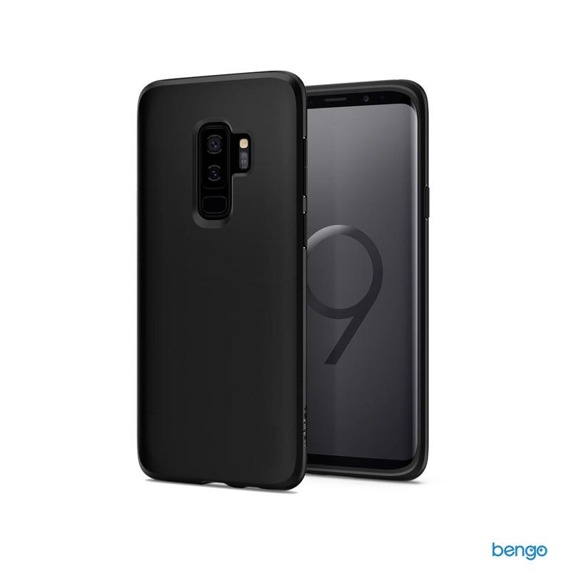 Ốp lưng samsung galaxy s9 plus spigen liquid crystal - matte black