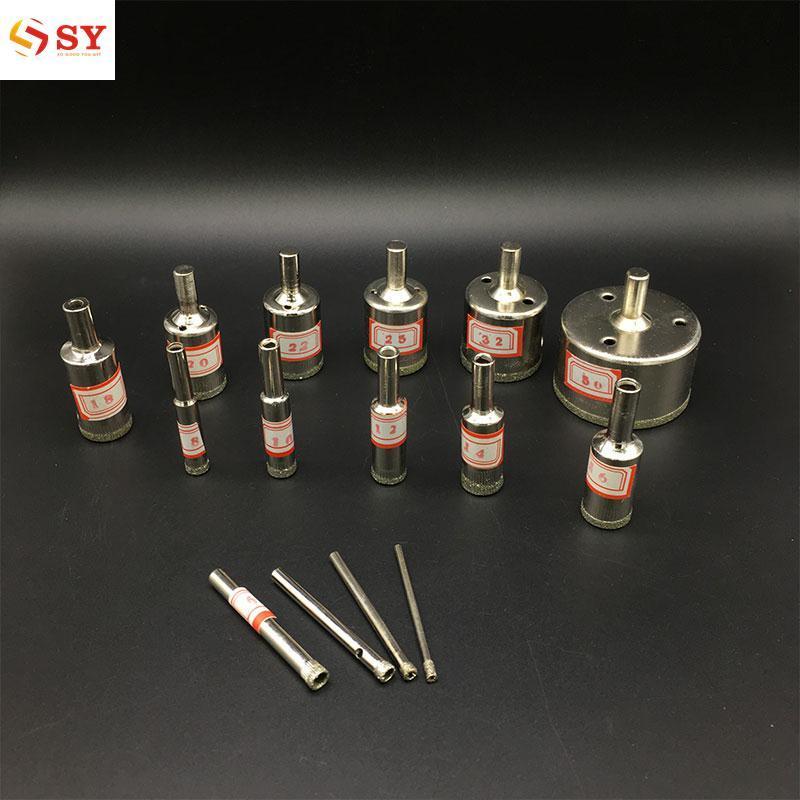 So Young Professional 15pcs Diamond Coated Core Hole Drill Bit Power Marble Glass - intl