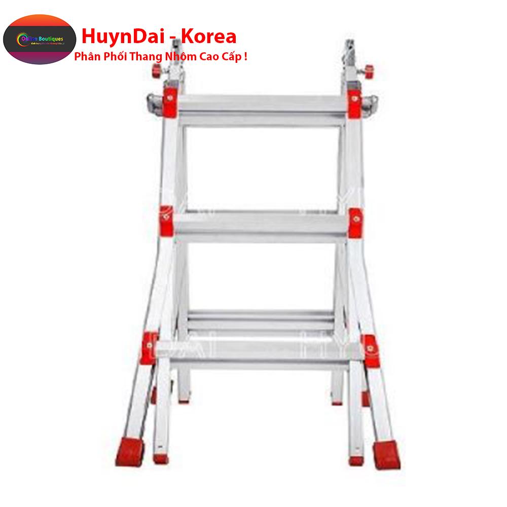 Thang nhôm rút đa năng HYUNDAI LS-43 - Công nghệ HÀN QUỐC MẪU THIẾT KẾ TIỆN DỤNG MỚI NHẤT 2019 đạt tiêu chuẩn chất lượng cao..