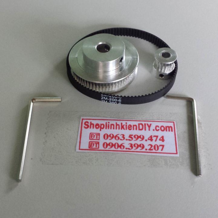 Bộ Buli Dây Đai GT2 16-60 răng