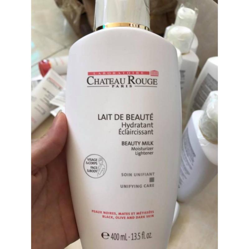 Dưỡng thể kích trắng Chateau rouge 400ml