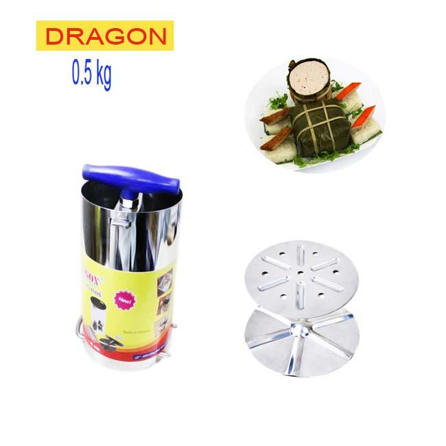Khuôn làm giò chả inox 0.5kg dragon