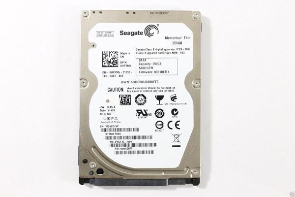 Bảng giá Ổ cứng SATA laptop Seagate 250GB Phong Vũ