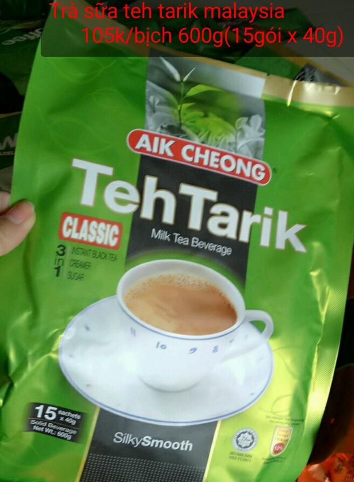 Trà sữa Teh Tarik aik cheong Malaysia-vị truyền thống