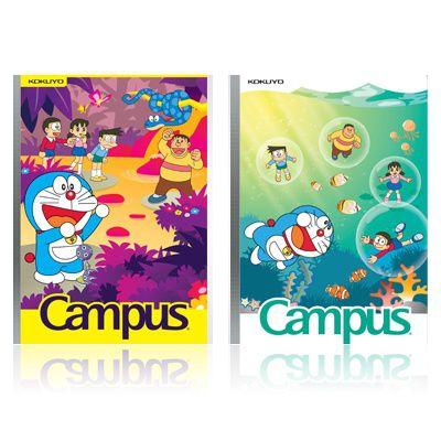 [HCM]Vở Campus 4 Ô Ly 2x2mm Doraemon Wonderland 96T
