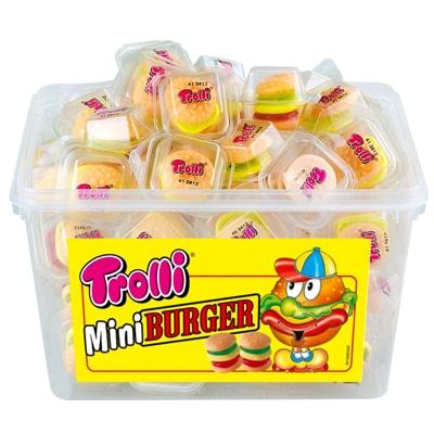 Hộp Kẹo Dẻo Hamburger Siêu Ngon Mềm Mịn Trolli Mini Burger 600g