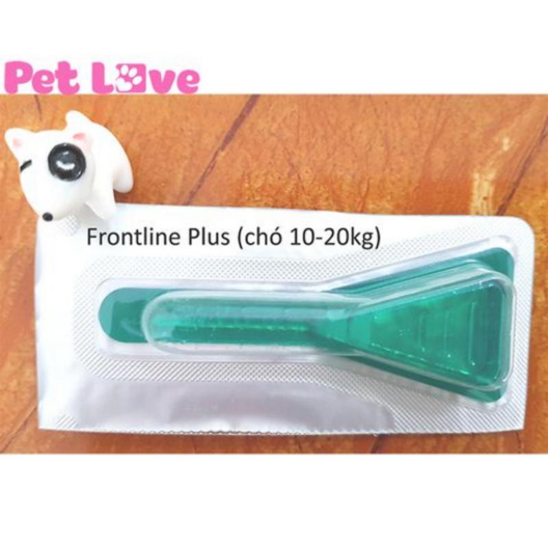 1 tuýp Frontline Plus nhỏ gáy trị ve rận, bọ chét (chó từ 10- 20kg)