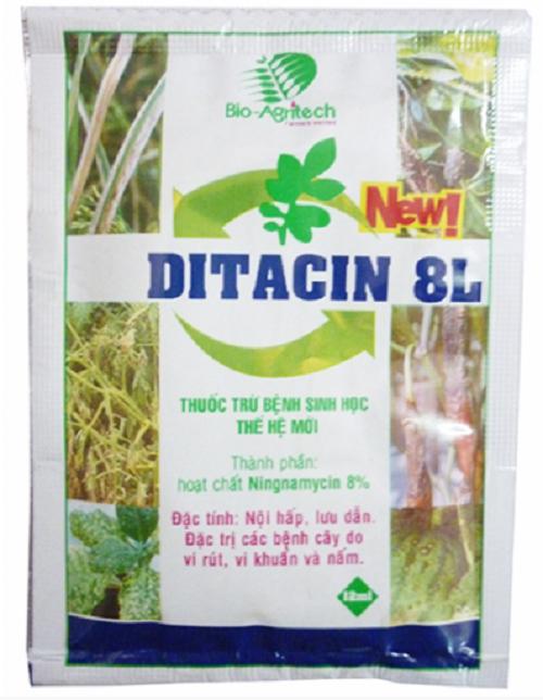 Thuốc trừ bệnh sinh học thế hệ mới ditacin 8sl gói 12ml
