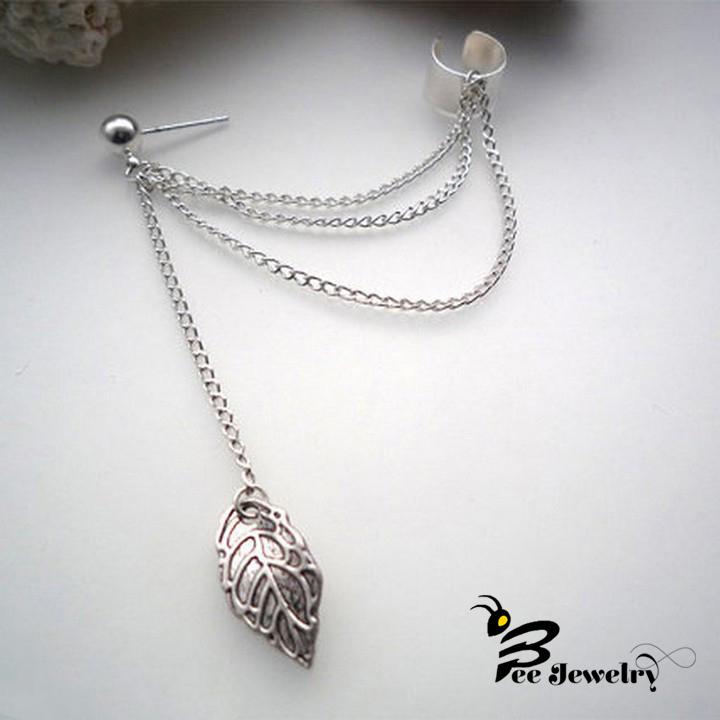 Bông tai nữ kẹp vành tai chất liệu titan cao cấp thương hiệu bee jewelry