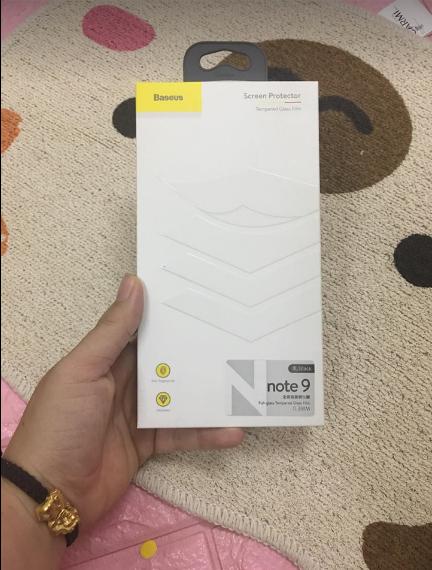 Kính cường lực Full màn hiệu Baseus cho Samsung Note 9
