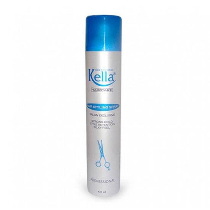 Keo xịt tóc cứng  Kella 420ml  nắp xanh nhập khẩu
