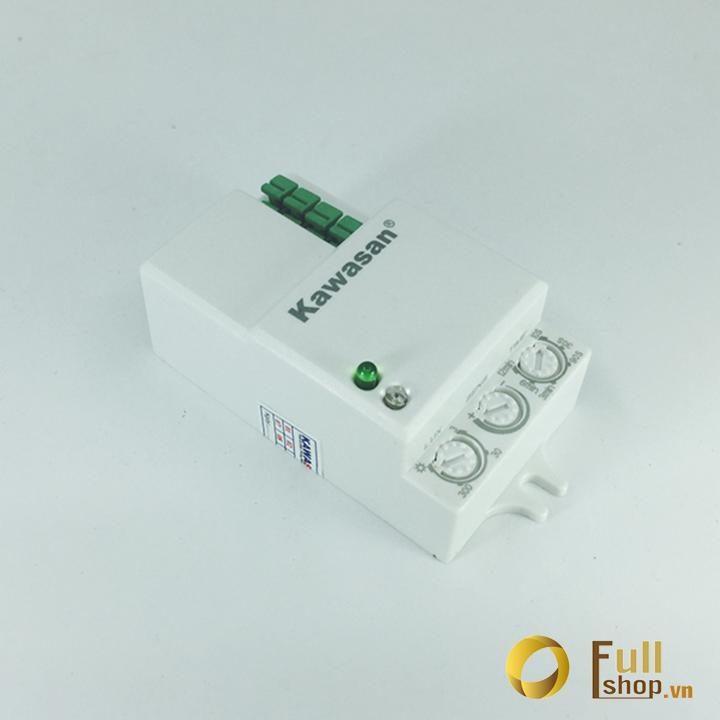 Công tắc cảm biến, cảm ứng chuyển động rada vi sóng (cảm ứng xuyên vật cản) gắn âm thiết bị hoặc nổi trần Kawan KW-RS02D