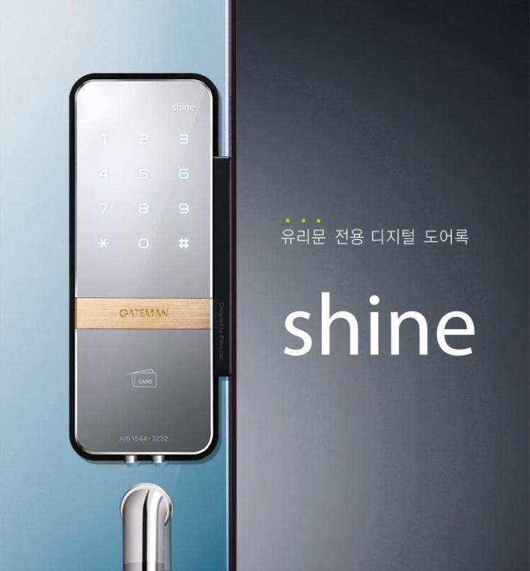 Khóa cửa điện tử cho cửa kính đơn – Gateman Shine 2 Way