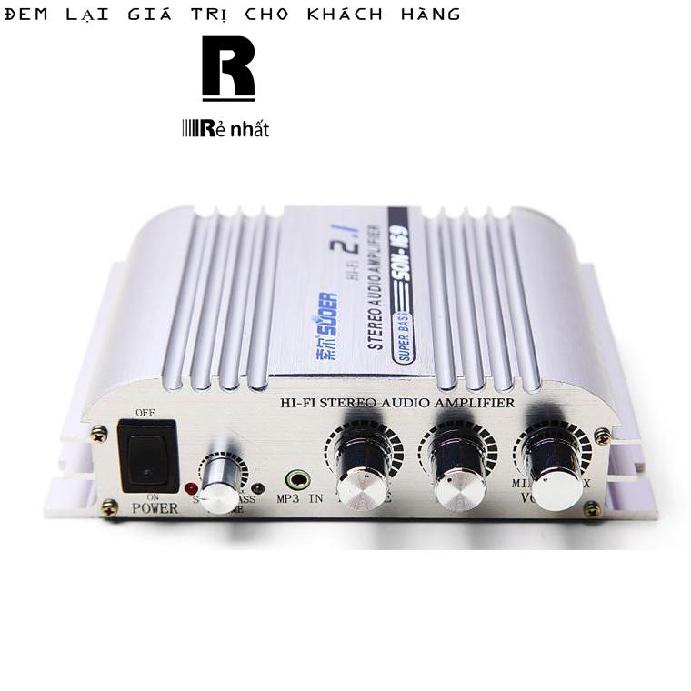 Mạch âm ly hx168ah 300w+300w 12vdc loa trầm- hifi 2.1