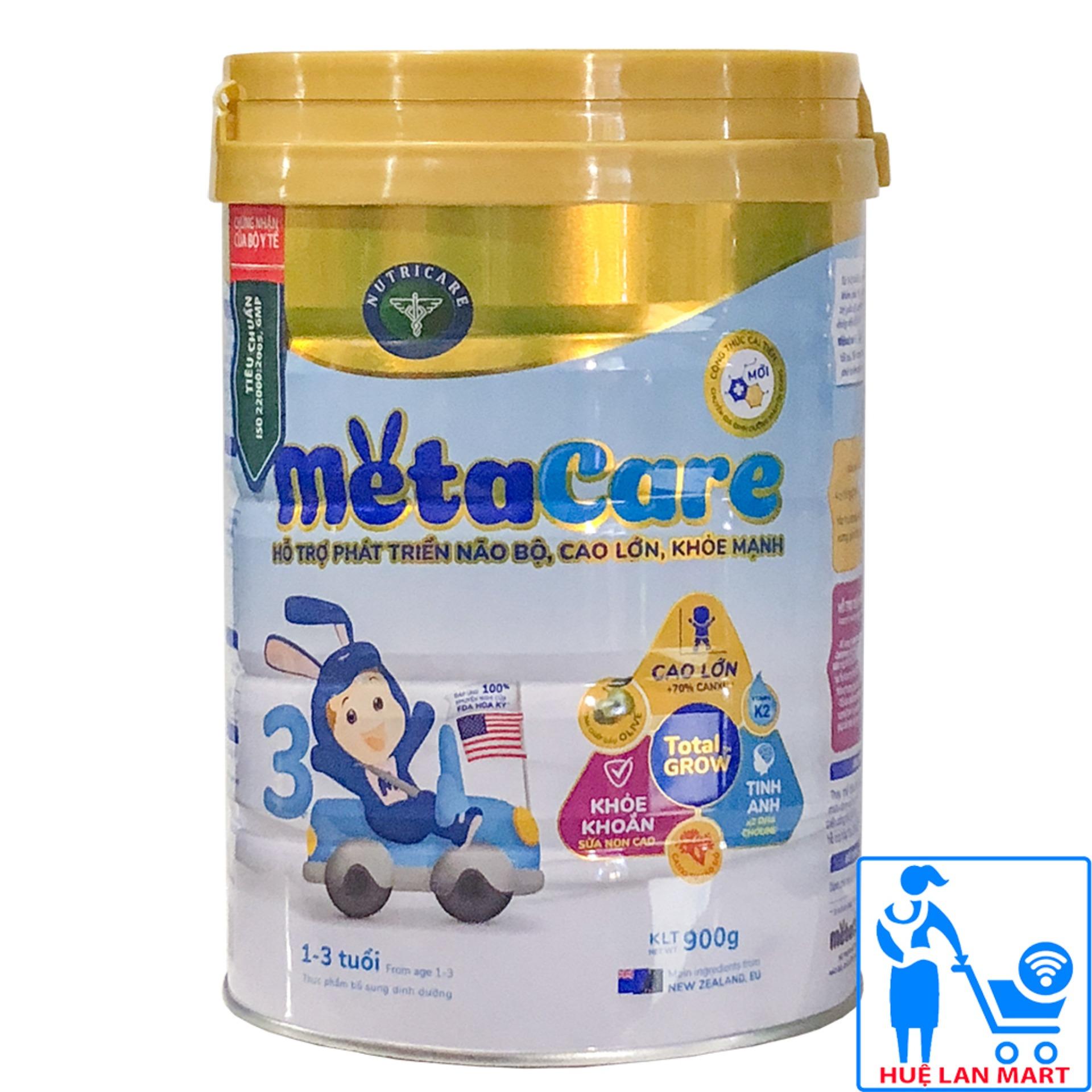 Sữa bột metacare total grow 3 hộp 900g