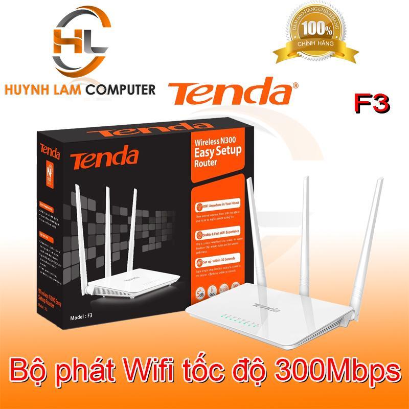 Router WiFi - Bộ phát WiFi Tenda F3 3 râu 300Mbps - Microsun phân phối