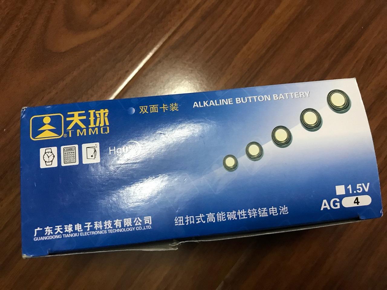 10 vỉ 100 viên pin ag4 đồng hồ đeo tay, đồ chơi