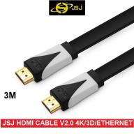 Dây cáp HDMI JSJ chuẩn 2.0 hỗ trợ 3D 4K Ultra HD Ethernet dài 3M thumbnail