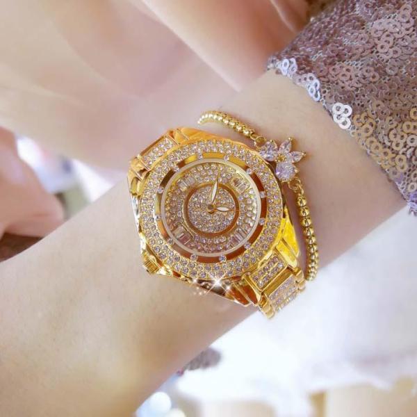 [HCM]Đồng hồ nữ BS Bee Sister FA0917M đính đá thời trang