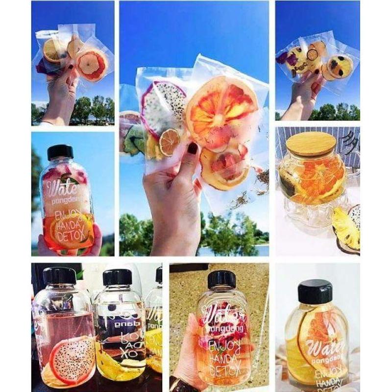 Set Detox liệu trình 30 ngày (30 gói) giảm cân - Tặng bình Pongdang 600ml