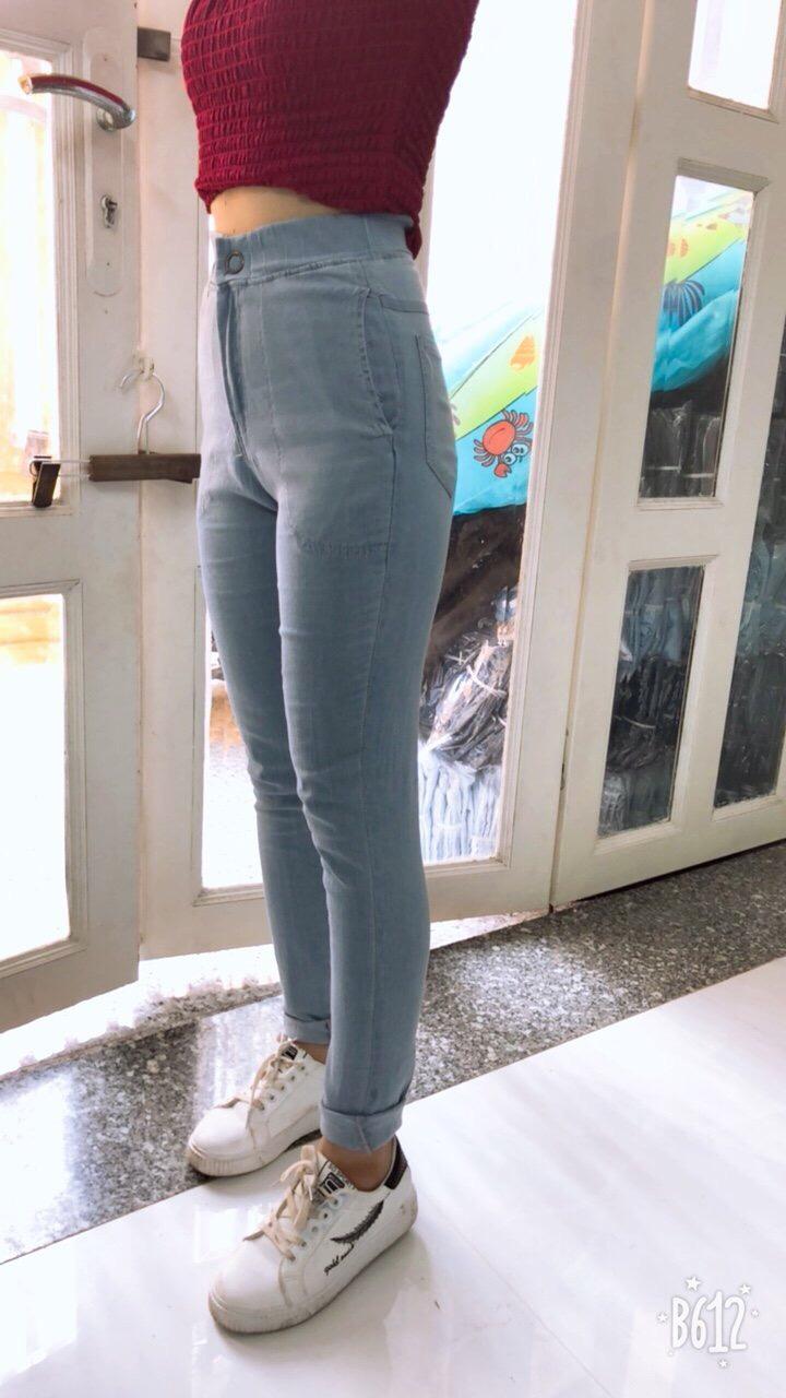 Quần jean lưng thun co giãn tốt