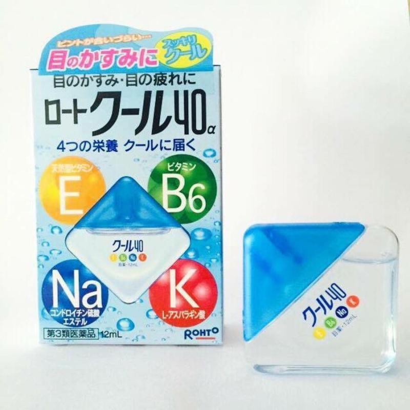 Thuốc nhỏ mắt Rohto Nhật Bản 12ml (màu xanh) nhập khẩu