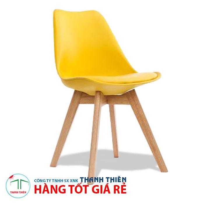 Ghế nội thất, ghế ăn, ghế cafe, ghế nhà hàng, ghế EAMES chân gỗ , ghế nhập khẩu đẹp tốt giá rẻ GCP 033