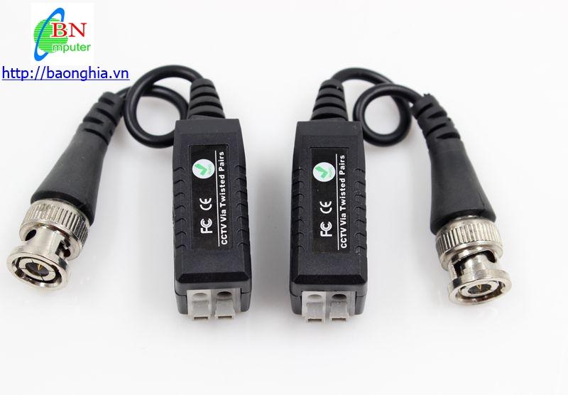 Bộ chuyển đổi video balun cho camera AHD/CVI/TVI/Analog 1080P BL-206 02c