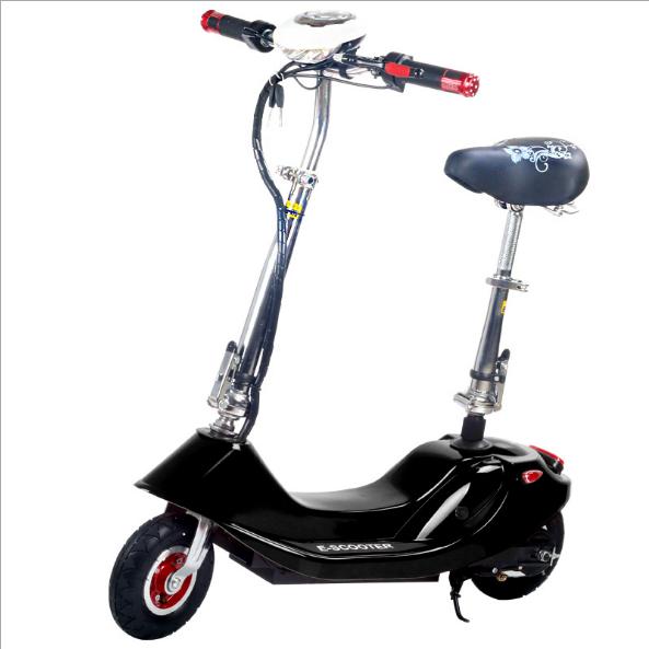 Xe điện mini e-scooter hot 12a - 24v tặng ghế cho bé và giỏ đựng đồ